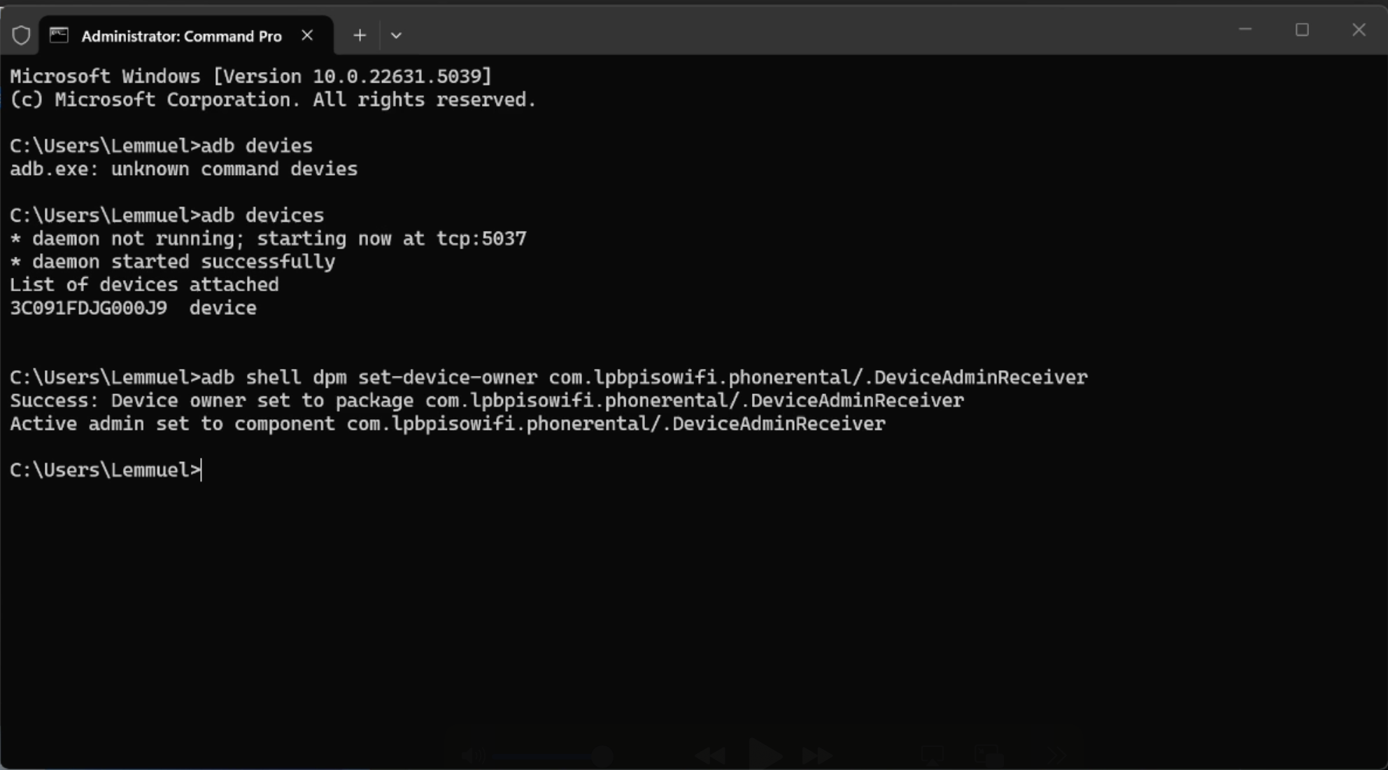 Tutorial of how to ADB LPB Phone Rental APP Using PC