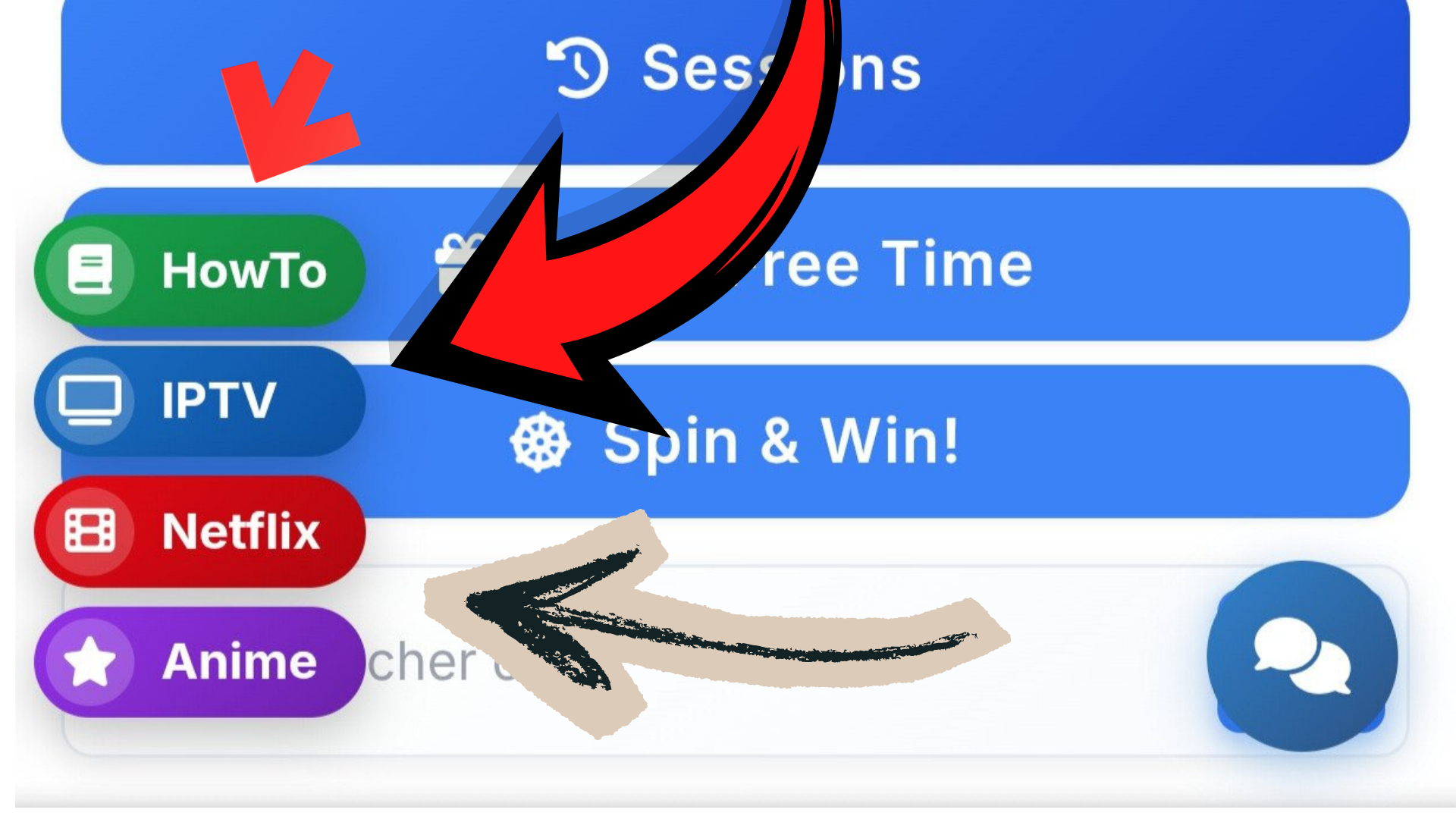 LPB 2.0 Add buttons for links like anime, movies, IPTV and etc